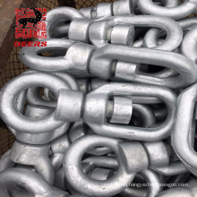 Heavy duty quick release double eye type b stainless steel marine Anchor chain swivel snap shackle